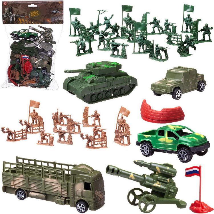 ABtoys (АБтойс) PT-01599 Игровой набор Abtoys Боевая сила 38 предметов ABtoys (АБтойс) PT-01599 Игровой набор Abtoys Боевая сила 38 предметов