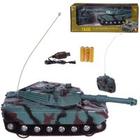 ABtoys (АБтойс) C-00426/серый Боевая сила. Танк на дистационном управление, со световыми и звуковыми эффектами, серый