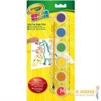 Crayola 75-0220 Краска Color Wonder, 6 цветов