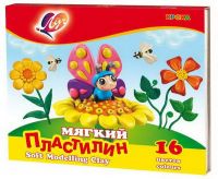 Луч 28С1646-08 Пластилин мягкий "Кроха", 16 цветов