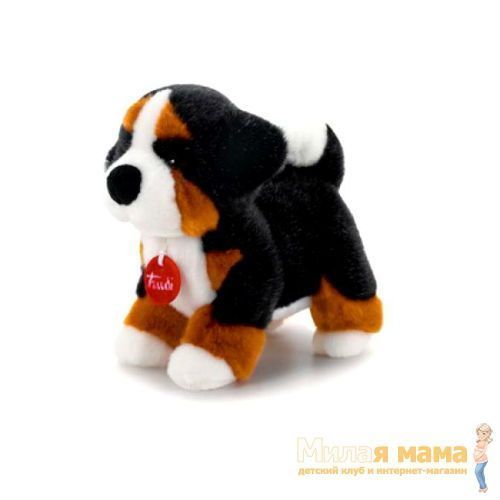 Trudi 22352 Мягкая игрушка Бернская овчарка Брюс, сидячий, 42 см