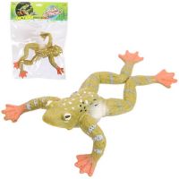ABtoys (АБтойс) PT-01736 Фигурка Abtoys Юный натуралист Лягушки Лягушка (хаки, лежачая), термопластичная резина