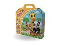 PLUSH PL02201812 Пластилин пушистый "PLUSH" "Зоопарк"