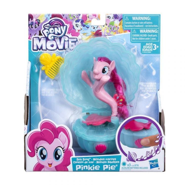 Hasbro C1834 MLP "Мерцание" Игровой набор "Морская песня", Пинки Пай со звуком