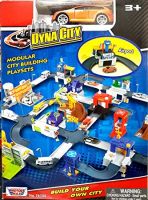 Motormax 76700 Dyna city Игровой набор Аэропорт (в комплекте с машинкой 1:64)