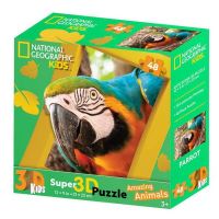 Prime 3D 13673-SBM Пазл 3D 48 Попугай