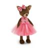 Orange Toys LD010 Lucky Doggy Мягкая игрушка Собачка Lucky Kiki: Малиновый блеск, 25 см