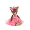 Orange Toys LD010 Lucky Doggy Мягкая игрушка Собачка Lucky Kiki: Малиновый блеск, 25 см