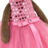 Orange Toys LD010 Lucky Doggy Мягкая игрушка Собачка Lucky Kiki: Малиновый блеск, 25 см