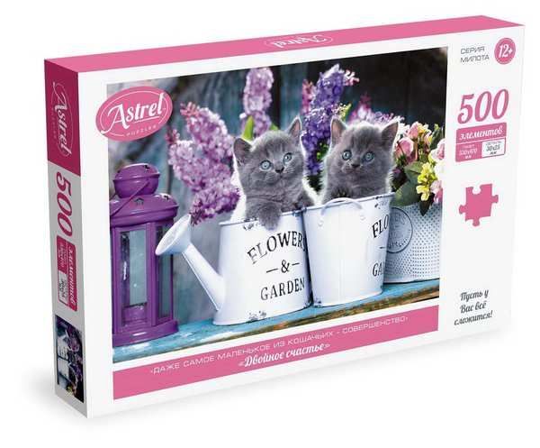 ORIGAMI 05608 Пазл 500 Астрель Двойное счастье