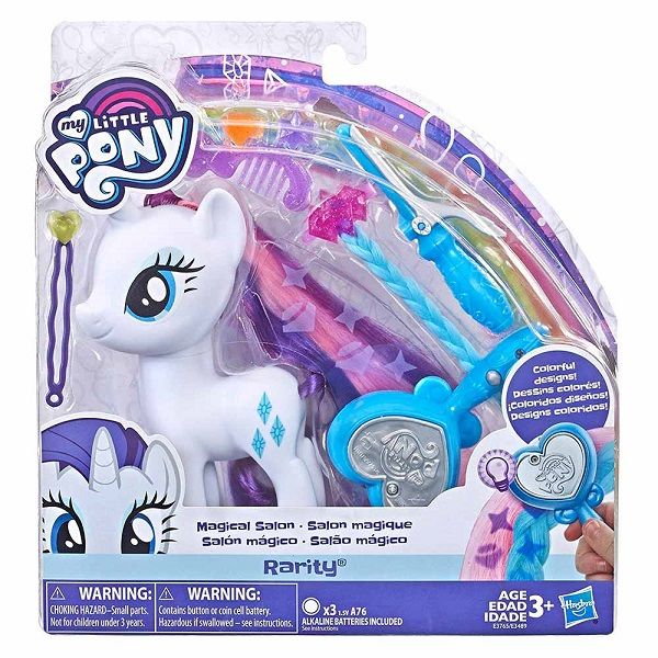 Hasbro E3765 MLP Пони с прическами, Волшебный салон Рарити