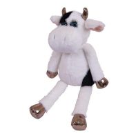 ABtoys M5118 Мягкая игрушка Коровка Реснички, 17 см