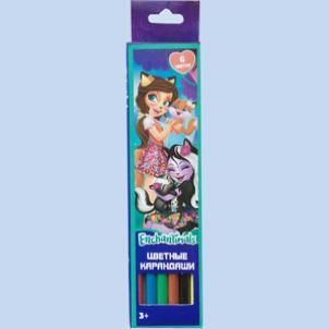 Centrum 88770 Карандаши цветные 6 цветов Enchantimals, длина 177 мм