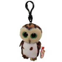 TY 35005 Брелок плюшевый Совенок Sammy Beanie Boo's, 9 см