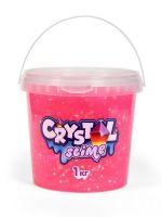 Slime S300-7 Слайм «Crystal slime», розовый, 1 кг