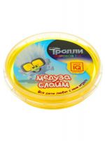 Master IQ М136 Слайм Master IQ Медуза Тролли в шайбе, желтый, готовый 75 гр