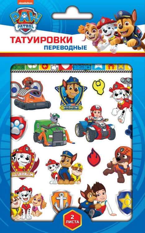 ND Play 299136 Наклейки - татуировки ND Play Щенячий патруль Boys