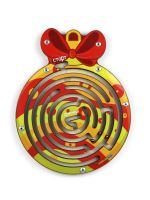 Woodlandtoys 148105 Головоломка Woodlandtoys Лабиринт с шариками Елочный шарик 15*10 см