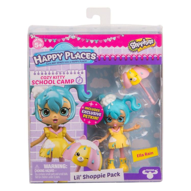 Moose 56672 Happy Places Кукла-малышка Shoppie Элла Дождик