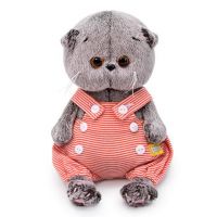 BUDI BASA BB-044 Мягкая игрушка Кот Басик BABY в песочнике, 20 см