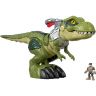 Mattel GBN14 Jurassic World Фигурка Imaginext Большой динозавр тиранозавр Рекс, 35х40 см