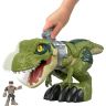 Mattel GBN14 Jurassic World Фигурка Imaginext Большой динозавр тиранозавр Рекс, 35х40 см