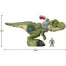 Mattel GBN14 Jurassic World Фигурка Imaginext Большой динозавр тиранозавр Рекс, 35х40 см