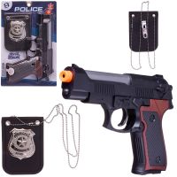 Junfa WG-10787 Игровой набор Junfa Полиция (пистолет, жетон на цепочке)