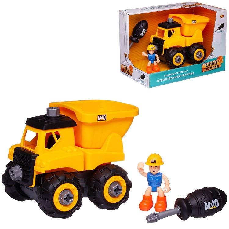 ABtoys (АБтойс) C-00483 Машинка-конструктор ABtoys Спецтехника Собери сам Самосвал
