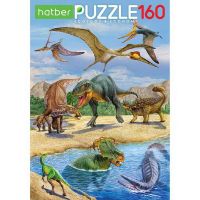 Hatber 160ПЗ4-19521 Пазл "ECO" Эра динозавров, 160 элементов