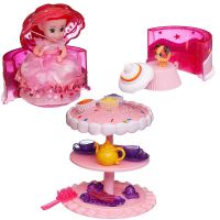 EMCO 1136/розовый Игровой набор EMCO Cupcake Surprise "Чайная вечеринка" с куклой - капкейк и питомцем, розовый