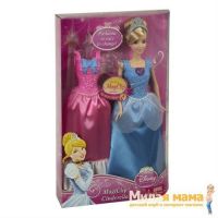 Mattel X9358 Кукла Принцесса Disney с дополнительным нарядом, Золушка