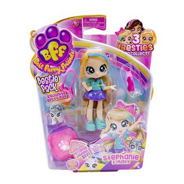 ABtoys (АБтойс) 78097 Best Furry Friends Кукла Bestie с питомцем на блистере, 2 серия, Stephanie