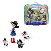 Mattel GJX44 Энчантималс Игровой набор Кукла Кэмбри Коровка и семья