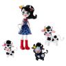 Mattel GJX44 Энчантималс Игровой набор Кукла Кэмбри Коровка и семья