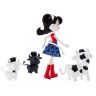 Mattel GJX44 Энчантималс Игровой набор Кукла Кэмбри Коровка и семья