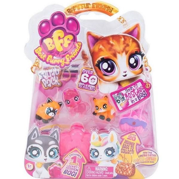 Vivid 77716 Best Furry Friends Набор из 3 питомцев с аксессуарами, ассортимент D