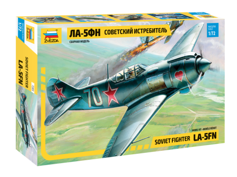 Звезда 7203з Сборная модель Советский истребитель Ла-5ФН, 1:72