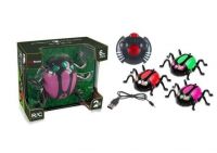 Junfa WD-11129 Интерактивная игрушка JUNFA "Жук", ползает по стенам, 3 вида, р/у, с зарядным устройством, световые эффекты