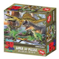 Prime 3D 13665-SBM Пазл 3D 100 Хищные динозавры