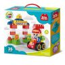 Десятое королевство 03907ДК Baby Blocks Конструктор пластиковый "Пожарная часть", 35 деталей