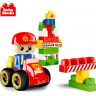 Десятое королевство 03907ДК Baby Blocks Конструктор пластиковый "Пожарная часть", 35 деталей