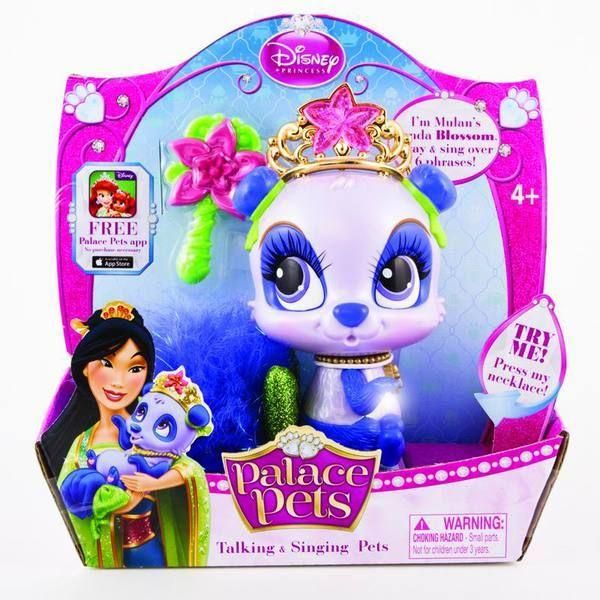 Palace Pets 20742 Панда Blossom - питомец Мулан, в наборе с щеткой, звуковые эффекты