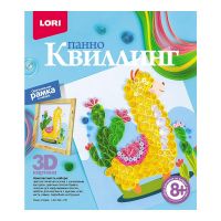 LORI Квл-031 Набор для творчества LORI Квиллинг. Панно "Лама"