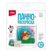LORI Ирп-011 Набор для творчества LORI 3D Art Панно-раскраска Ежик