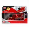 Технопарк CT10-028(SB) Коллекционная металлическая модель Паровоз, со звуком и светом