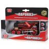 Технопарк CT10-028(SB) Коллекционная металлическая модель Паровоз, со звуком и светом