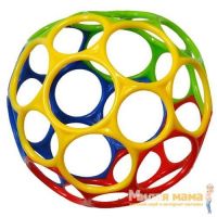 Мячик Оригинальный Oball от 0 месяцев разноцветный