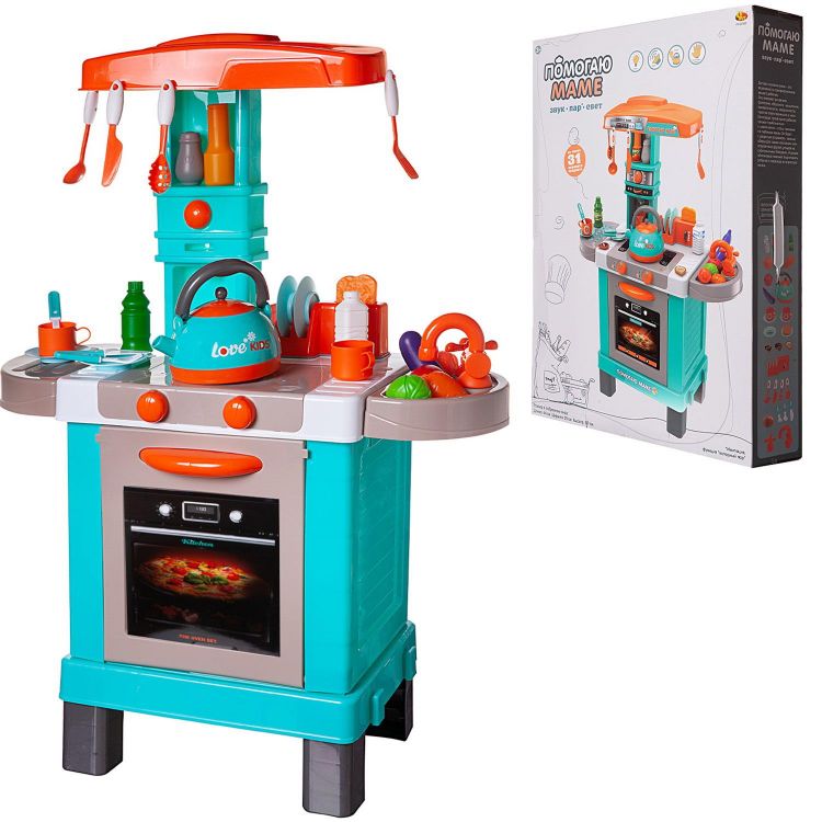 ABtoys (АБтойс) PT-01583 Игровой набор Abtoys Помогаю Маме Кухня многофункциональная, розовая