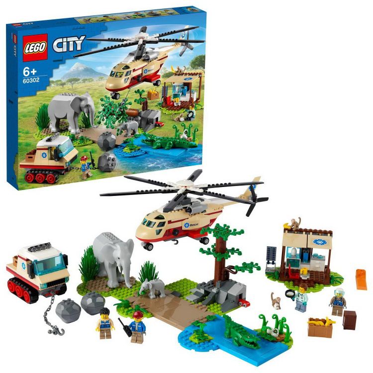 LEGO (Лего) 60302-L Конструктор LEGO City Wildlife Операция по спасению зверей LEGO (Лего) 60302-L Конструктор LEGO City Wildlife Операция по спасению зверей